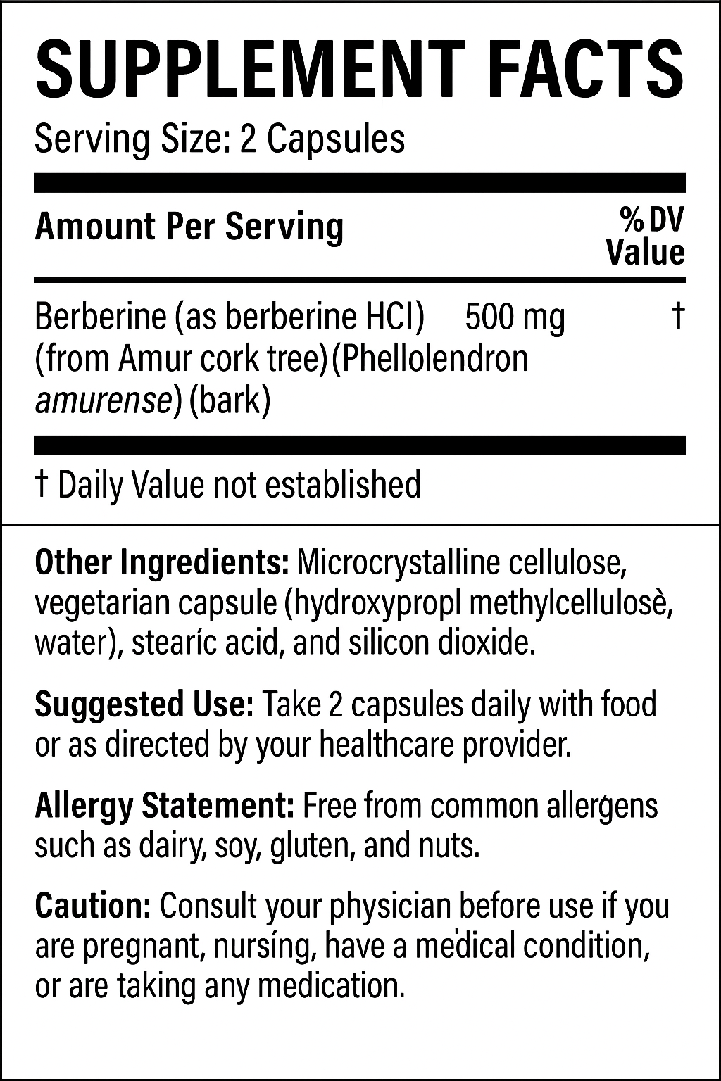 Berberine 120 capsules Biogeek