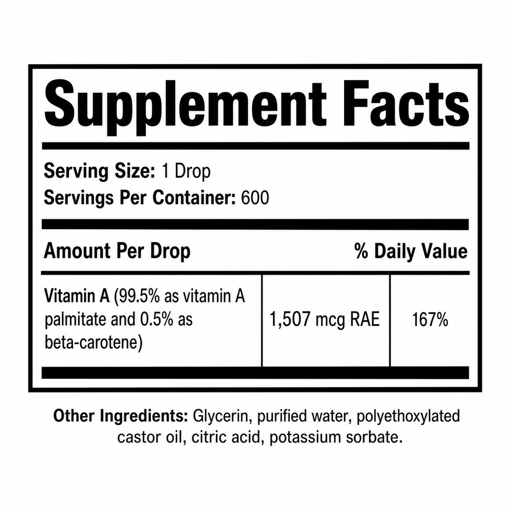 Micellized Vitamin A 1 FL OZ (30 ML) Biogeek
