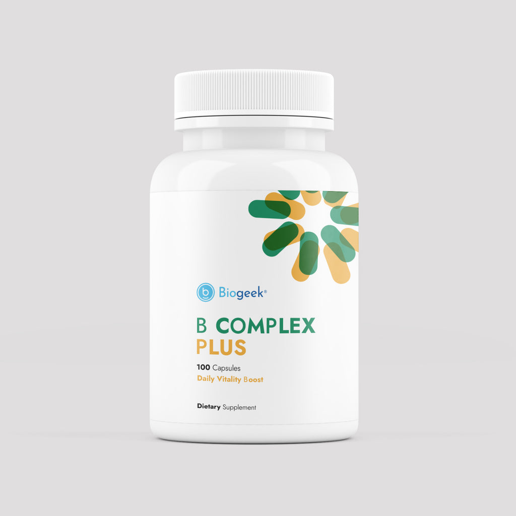B Complex Plus 100 capsules Biogeek