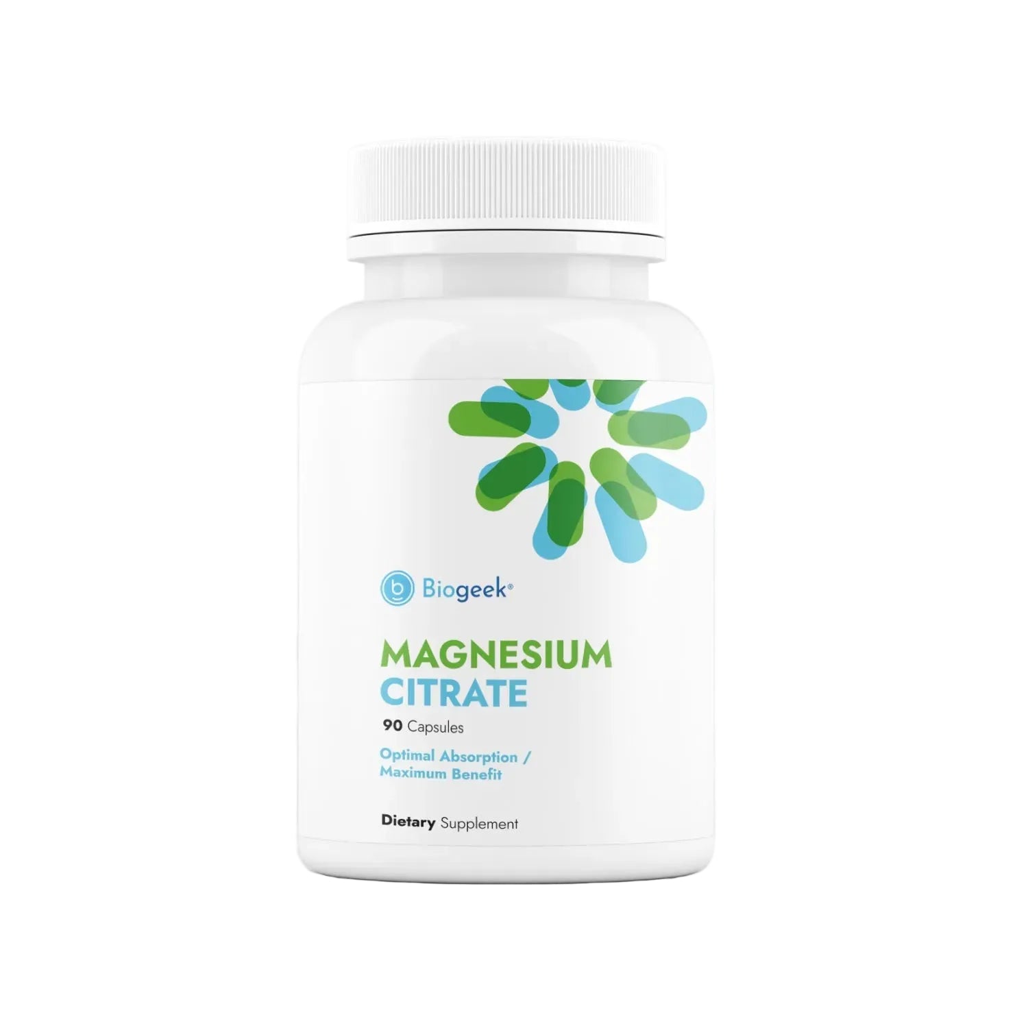 Magnesium Citrate 90 Capsules Biogeek