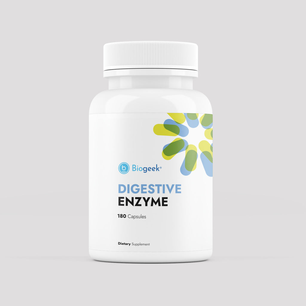 Digestive Enzyme 180 capsules Biogeek