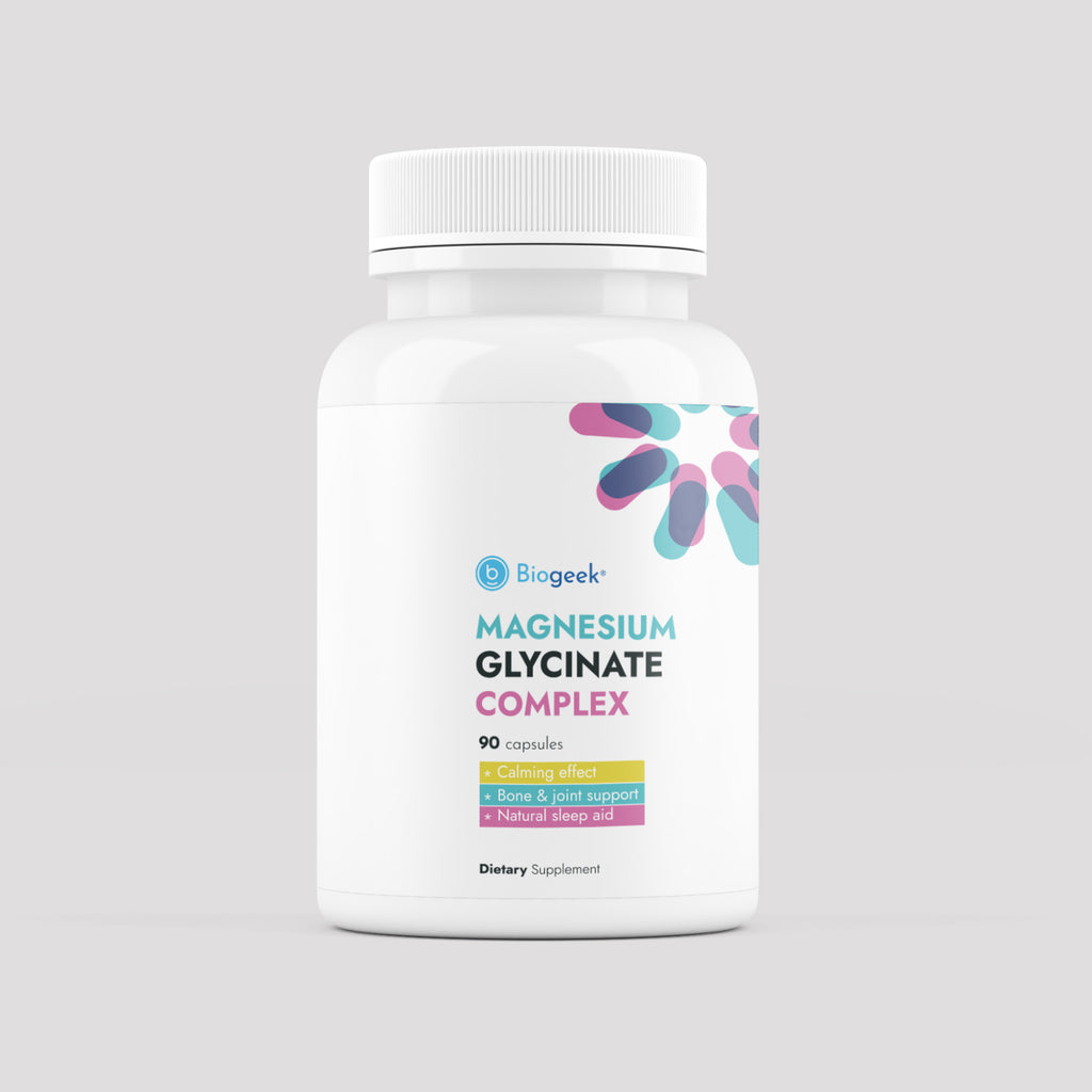 Magnesium Glycinate Complex 100 Capsules Biogeek