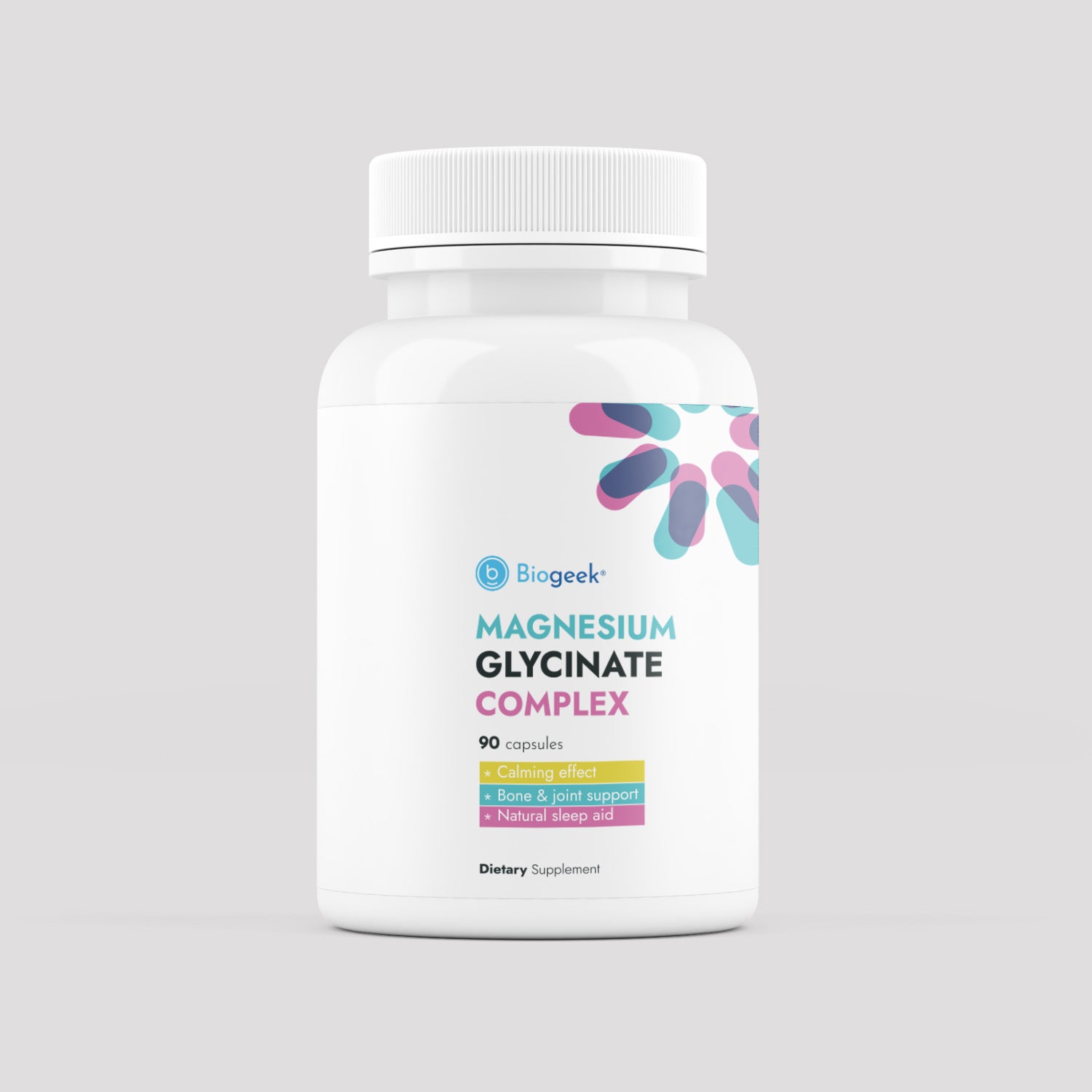 Magnesium Glycinate Complex 100 Capsules Biogeek