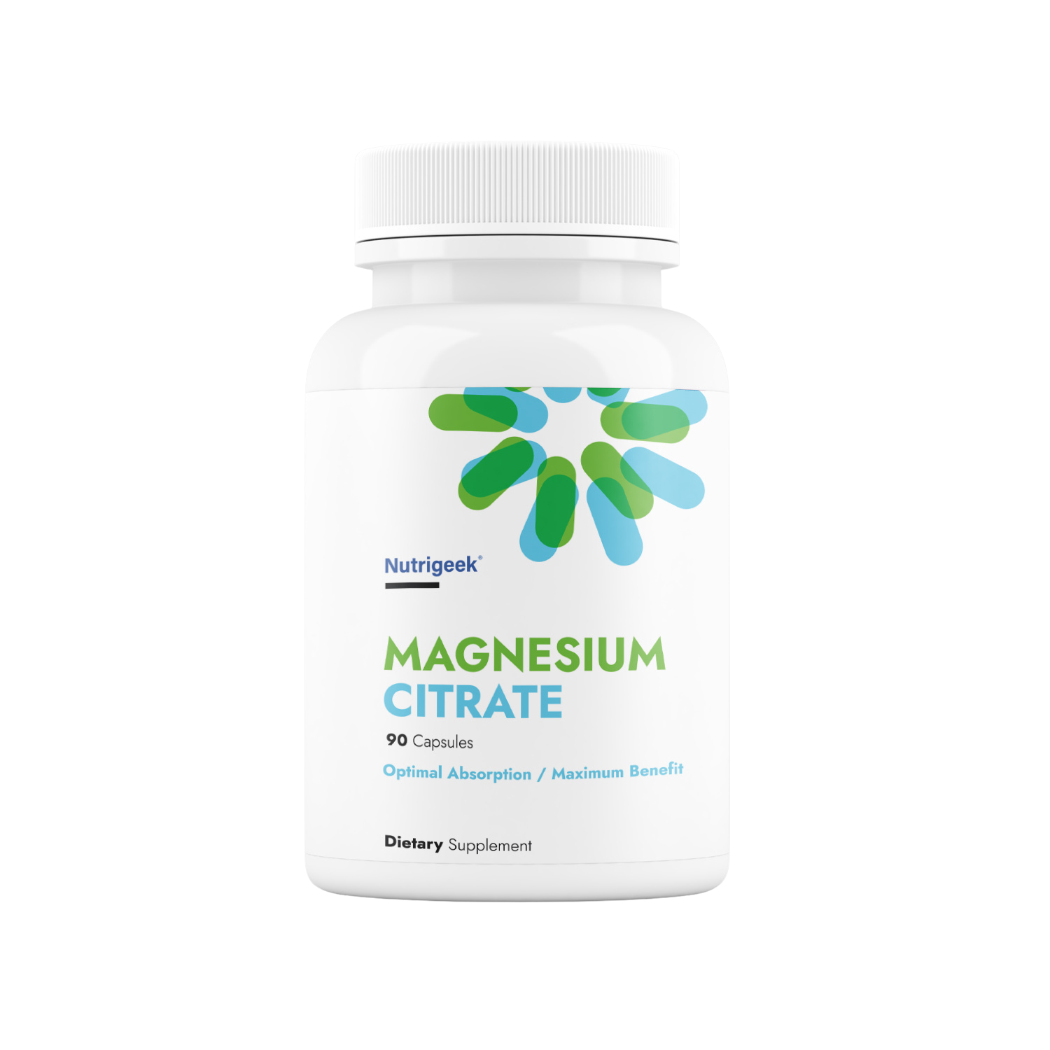 Magnesium Citrate 90 Capsules Biogeek