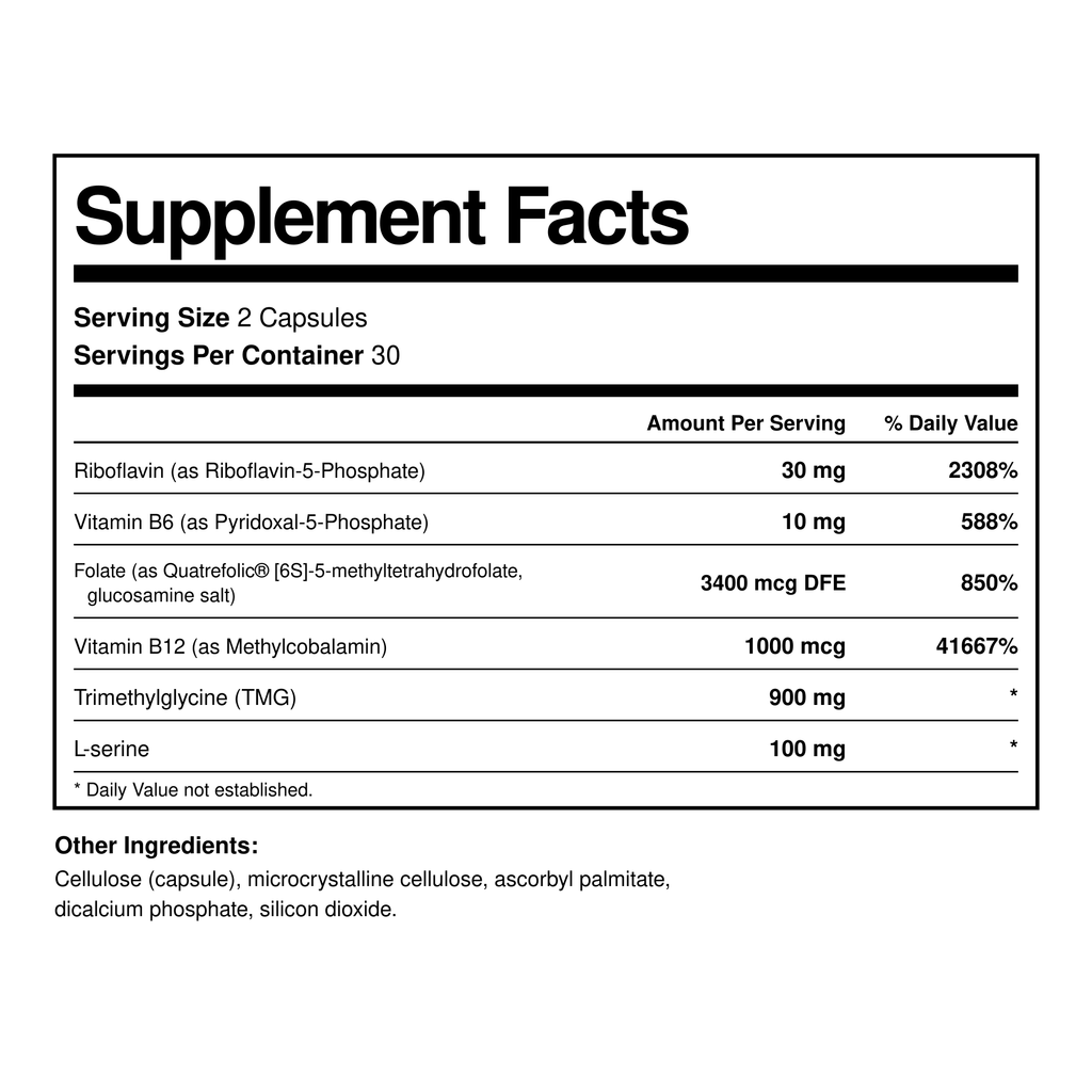 Homocysteine Support Complex 60 capsules Biogeek