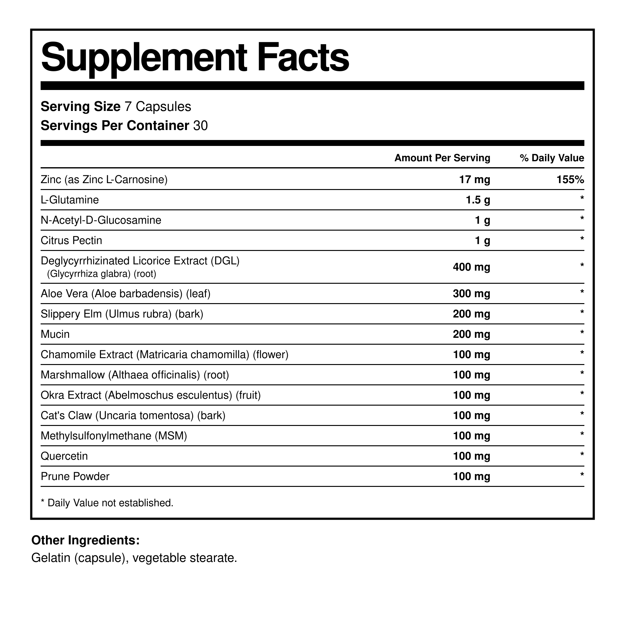 GI Barrier Complex 210 capsules Biogeek